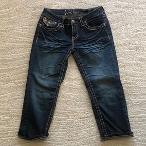 LA idol Capri jeans Size 5 new condition